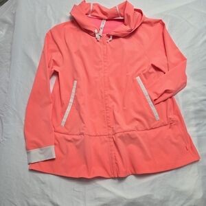 Lululemon Sun Showers Zip Jacket Coral Pink 8